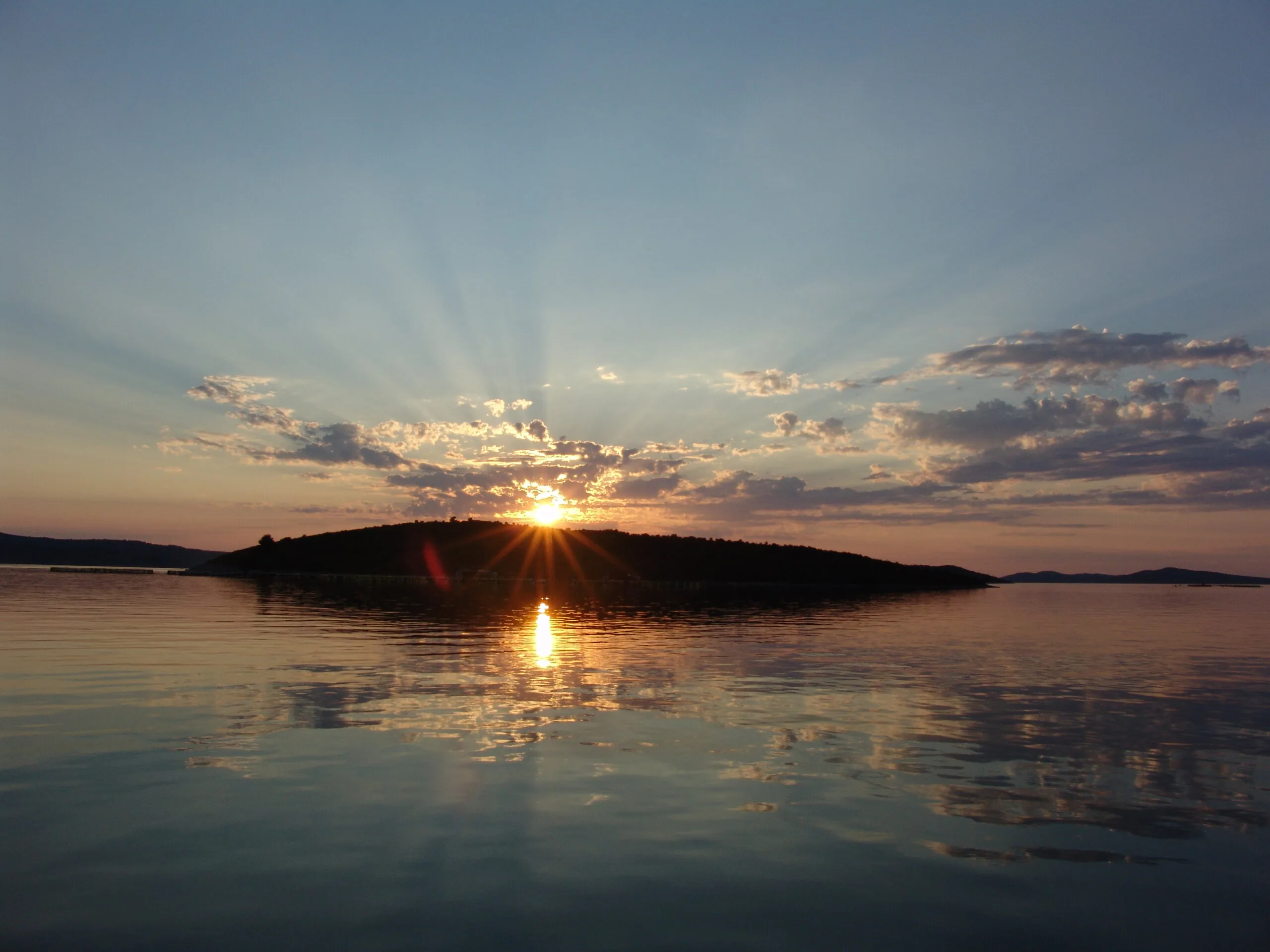 sunset in Croatia