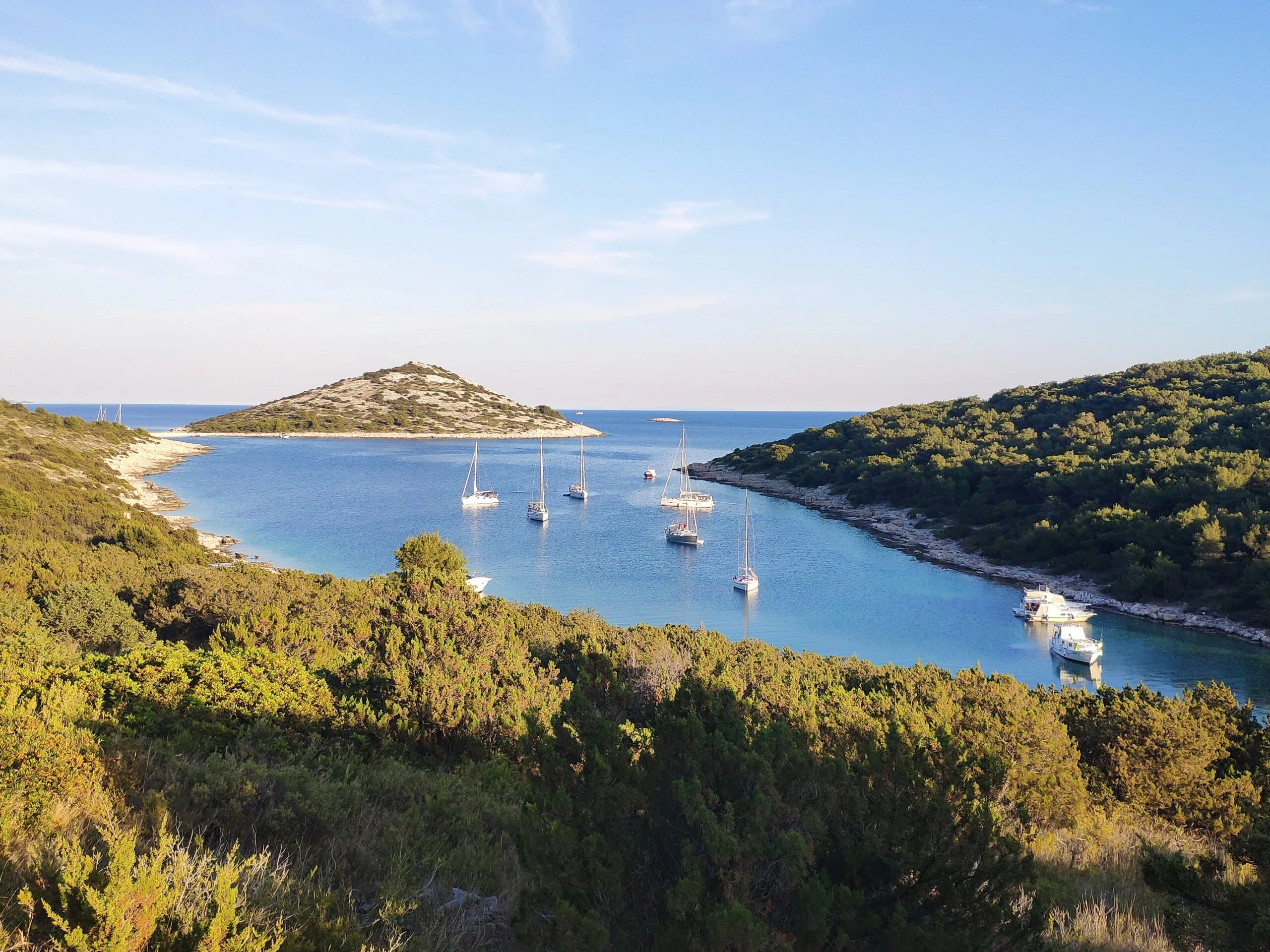 Skipper for Hire in Croatia - Beautiful anchorage in Croatia
