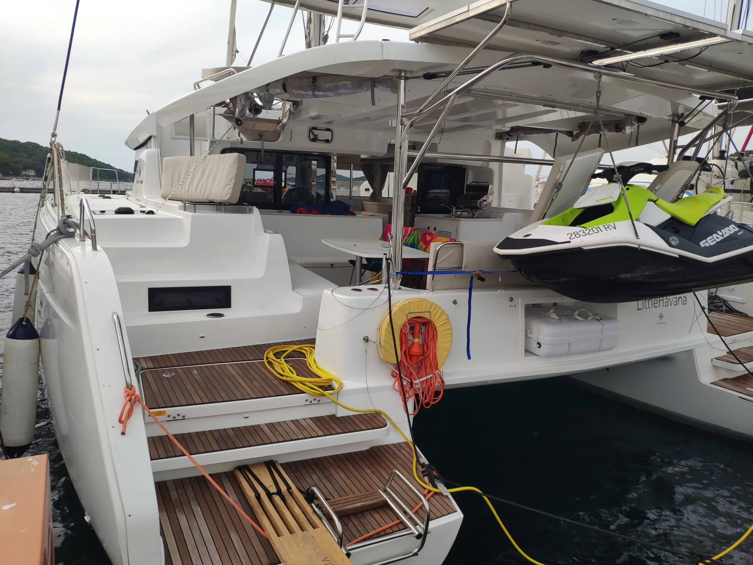 Charter catamaran in Croatia